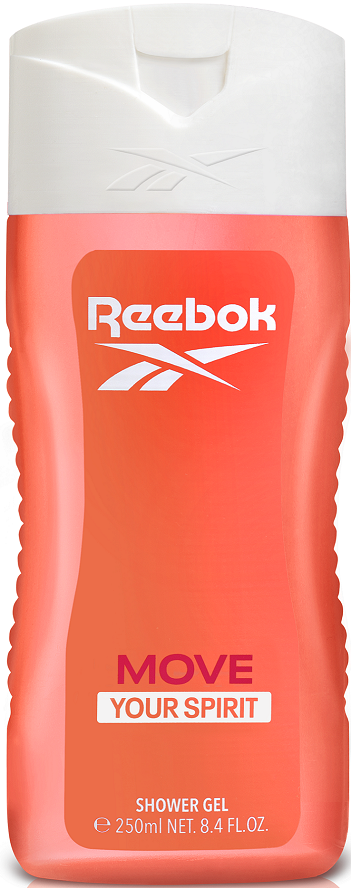Гель для душа женский REEBOK Move Your Spirit, 250 ml TAILORED PERFUMES S.L.