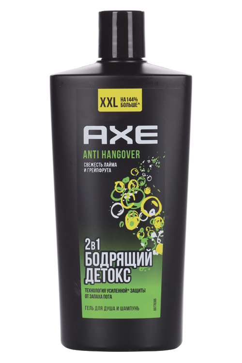 Гель д/душа и шампунь AXE Перезагрузка мужской, 610 мл Юнилевер Русь ООО