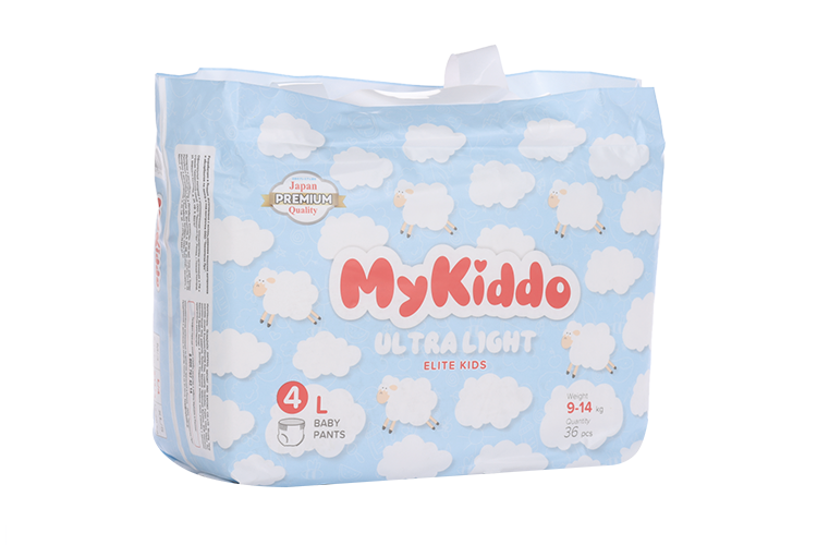 Подгузники-трусики MyKiddo Elite Kids Premium 4 ультратонкие д/детей L (9-14кг), 36 шт Кванчжоу Дафенг Импорт и Экспорт