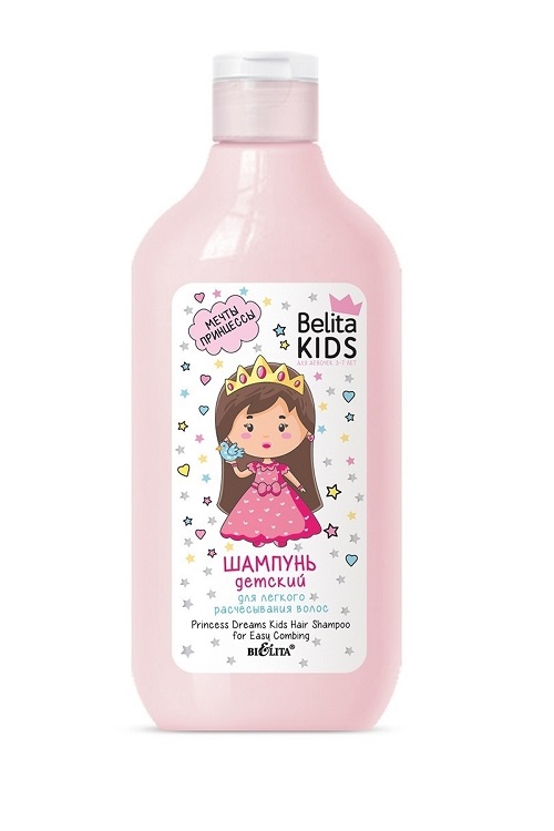 Belita Kids Для Девочек 3-7лет Шампунь для легкого расчесывания волос 300мл Белита СП ООО