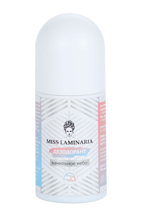 Дезодорант Miss Laminaria ванильное небо, 50 мл Ламинария Шоп ООО