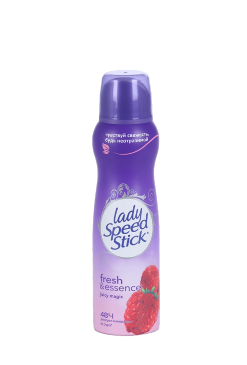 Дезодорант-антиперспирант Lady Speed Stick Fresh Essence Juicy Magic Малина, 150 мл, спрей Арнест АО