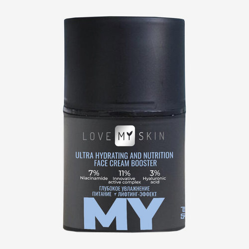 Крем LOVE MY SKIN д/лица Hydrating and nutrition face cream booster, 50 мл Айкон Пакеджинг ООО