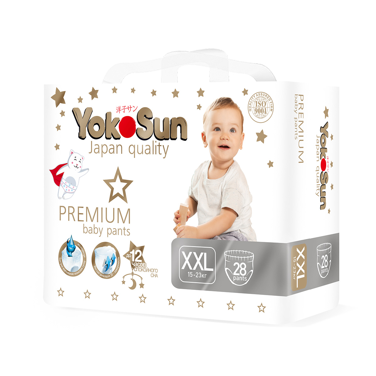 Подгузники-Трусики YokoSun Premium XXL (15-23 кг) 28 шт QUANZHOU SENIOR TRADING CO ., LTD