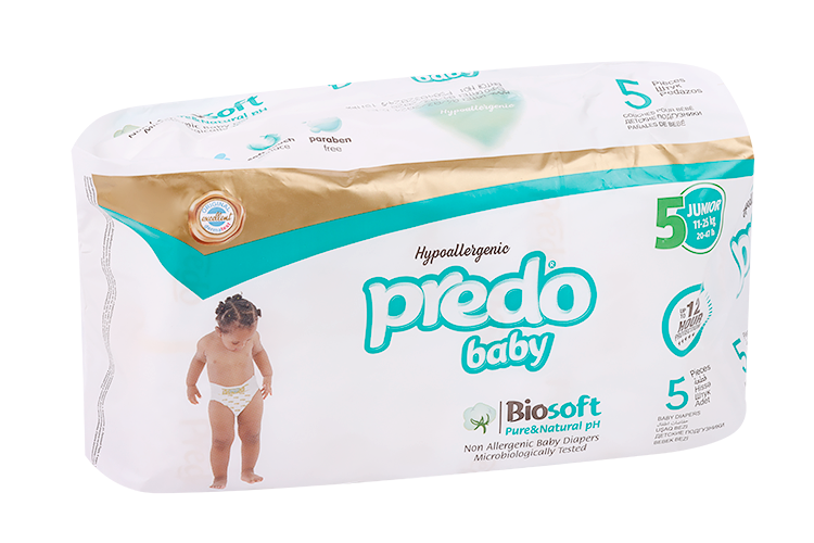 Подгузники PREDO Baby №5 (11-25кг), 5 шт Predo Saglik Urunleri San
