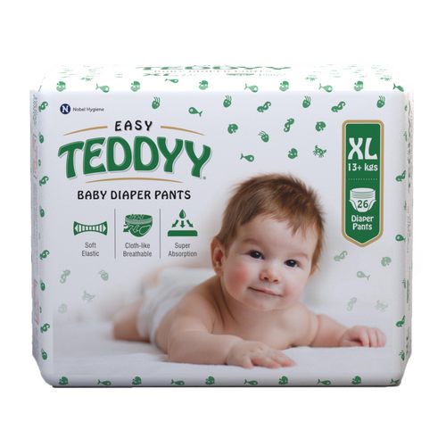 Подгузники-трусики TEDDYY EASY детские XL (13+ кг), 26 шт Nobel Hygiene Private Limited