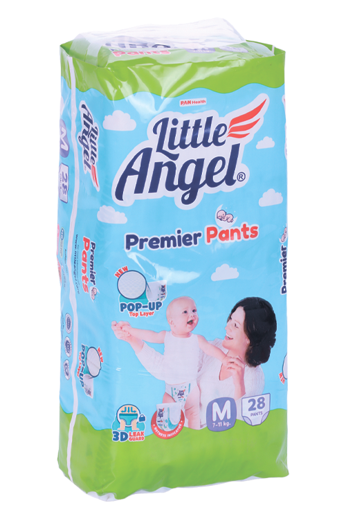Подгузники-трусики Little Angel Premier M (7-11 кг), 28 шт PAN Healthcare Private limited