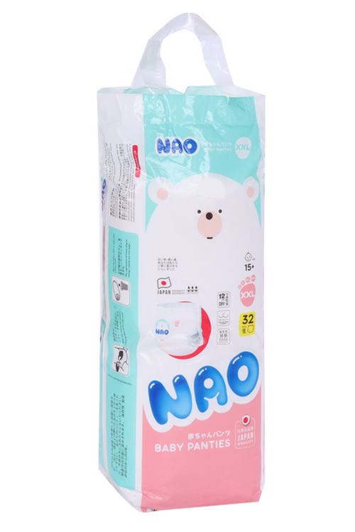 Трусики-подгузники NAO XXL (15+ кг), 32 шт Фужан Хуян Кван Импорт энд Экспорт КО ЛТД
