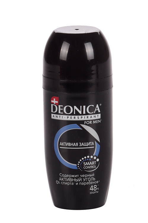 Антиперспирант Deonica for men Активная защита, 50 мл, ролик Арнест АО