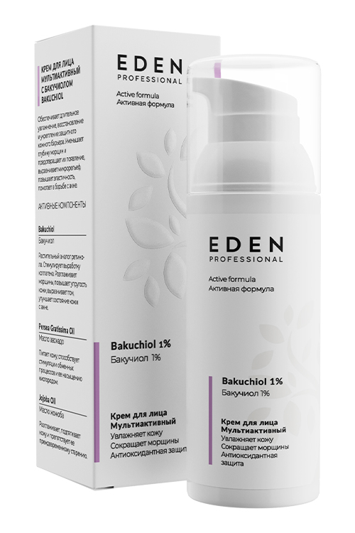 Крем для лица с бакучиолом мультиактивный EDEN Pro, 50мл "ООО ""ОРБИТА СП""