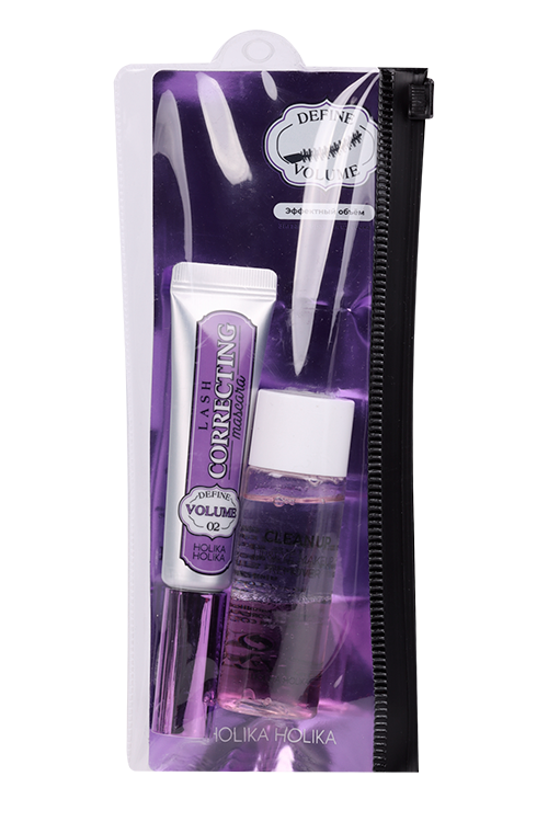 Тушь водостойкая с эффектом объема+ремувер Lash Correcting Mascara 02 Define Volume 30 мл Enprani Co Ltd