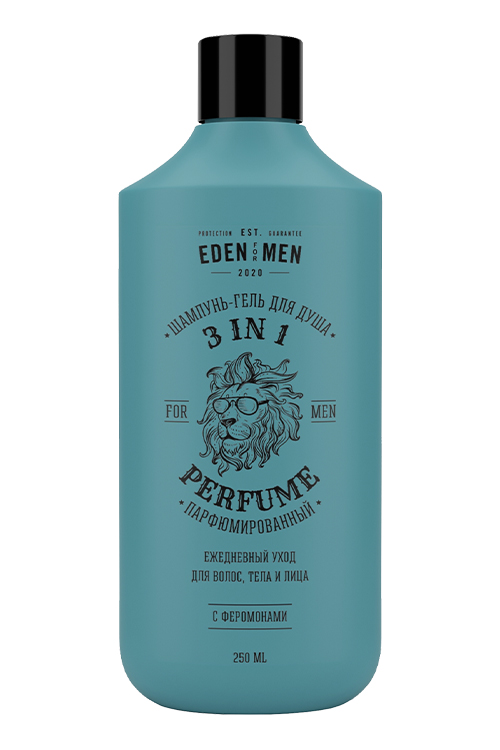 Шампунь-гель EDEN For men 3в1 парфюмированный, 250мл "ООО ""ОРБИТА СП""