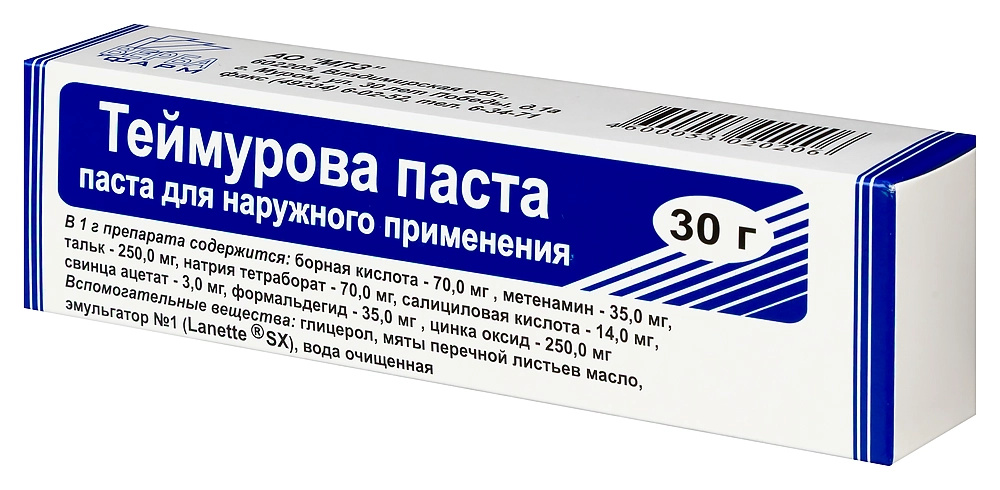 Теймурова паста, 30 г Муромский приборостроительный завод АО