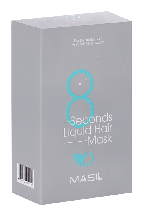 Маска MASIL 8 Second salon hair mask освежающ д/придания объема волос, 8 мл, 20 шт Биджу Корея Ко Лтд