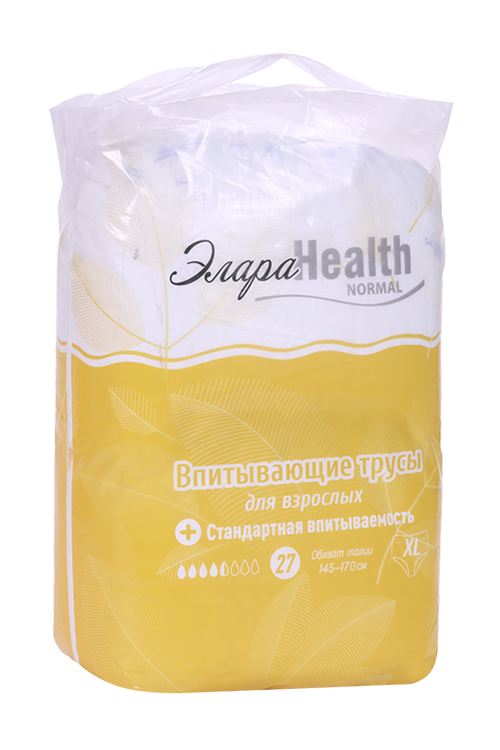 Подгузники-трусики ЭлараHealth Normal д/взрослых впитывающие XL, 27 шт YANSHENG INTERNATIONAL GROUP LTD