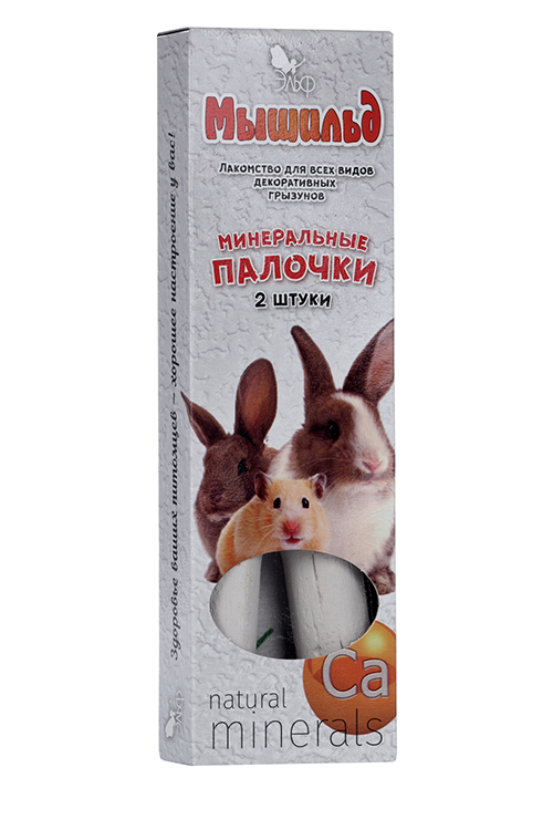 Минеральные палочки RIGERHAUS мышильд д/грызунов коробка 160 г 2 шт Компания Эльф ООО