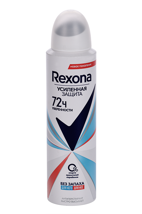 Антиперспирант-спрей REXONA д/него/нее без запаха 72 ч, 150 мл Арнест АО
