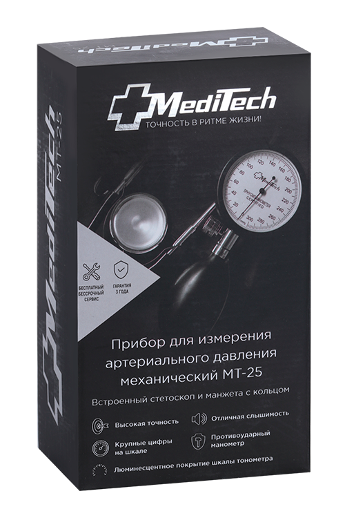 Тонометр MediTech МТ-25 Palm механический Медикал Текнолоджи Продактс Инк