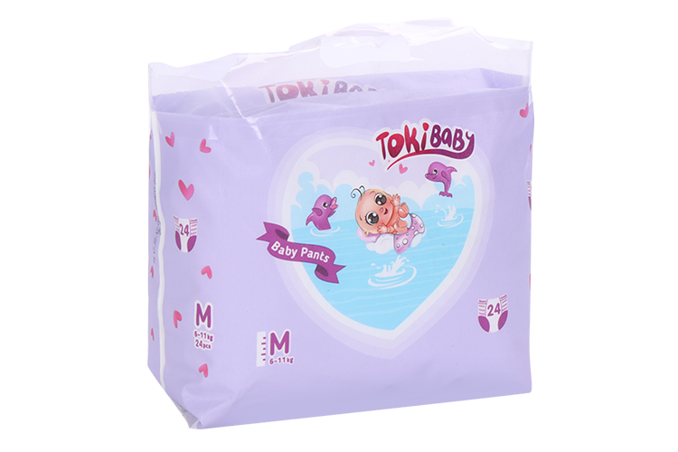Подгузники-трусики TokiBaby дет M (6-11кг), 24 шт, (84224) Диона ООО
