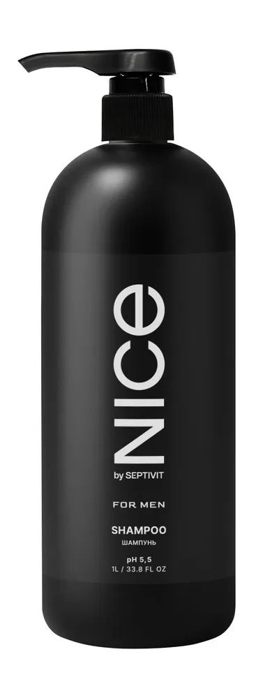 Шампунь NICE by SEPTIVIT мужской д/всех типов волос, 1 л Клининг Сервис ООО