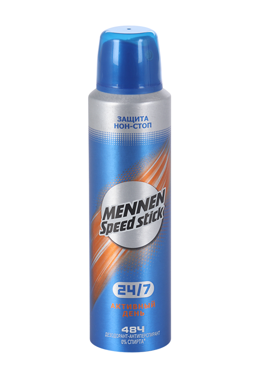 Дезодорант-антиперспирант Mennen Speed Stick 24/7 Активный день, 150 мл, спрей Арнест АО