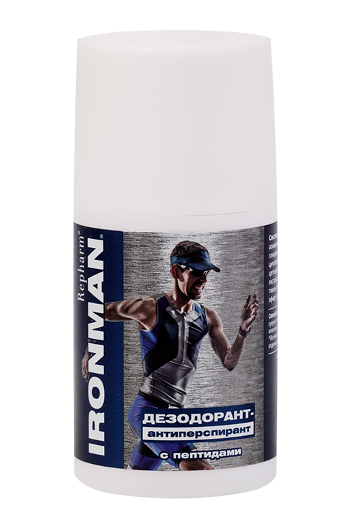 Дезодорант-антиперспирант Repharm IRONMAN с пептидами, 100 мл Рефарм Институт фармацевтических реактивов ООО