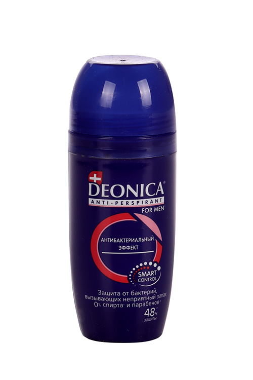 Антиперспирант Deonica for men Антибактериальный эффект ролик, 50 мл Аэрозоль Новомосковск ООО
