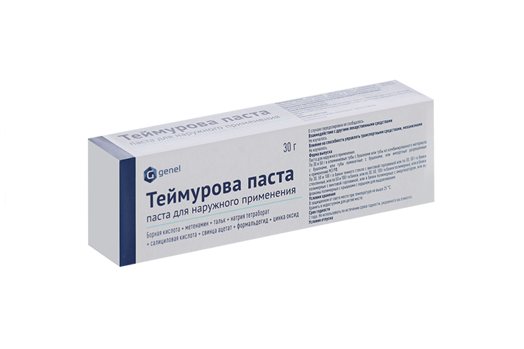 Теймурова, 30 г, паста для наружного применения Самарамедпром ОАО