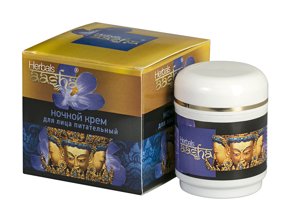 Крем для лица ночной питательный AASHA HERBALS, 50 г Cosme Dream International Pvt.Ltd