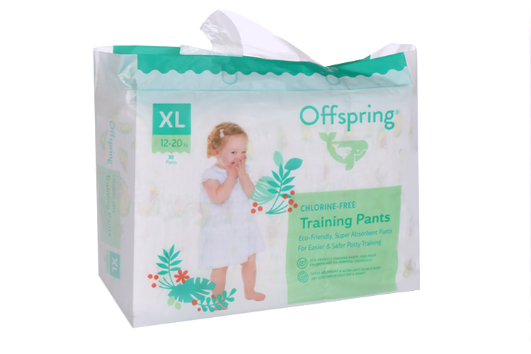 Трусики-подгузники Offspring XL (12-20 кг), 30 шт, Авокадо Фуджиян Блю Грейт Санитари Артиклс Ко Лтд