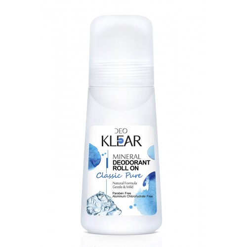 Минеральный роликовый дезодорант DeoKlear Classic Pure без отдушек, 65 мл Rein and Fresh Co LTD