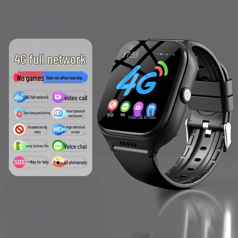 Флагманские 5G детские умные часы 2025 года с большим экраном и слотом для SIM-карты gray Pickerr