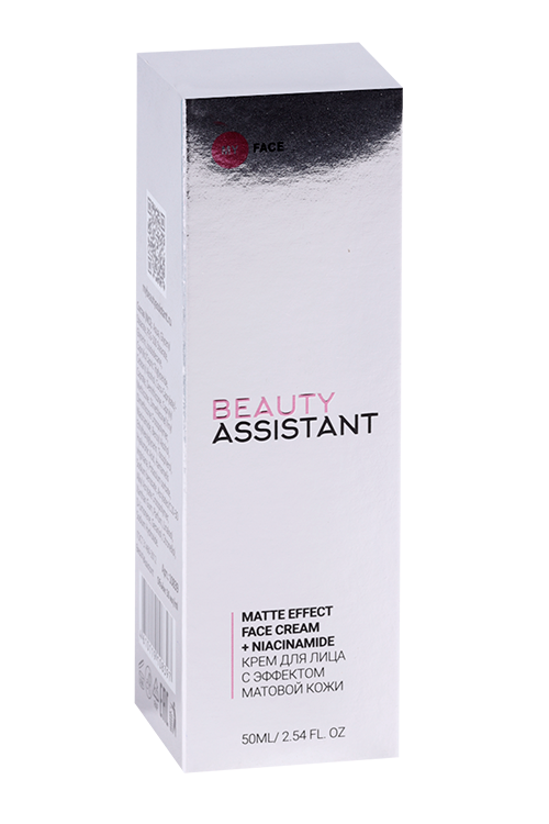 Крем BEAUTY ASSISTANT MY FACE MATTE EFFECT FACE CREAM+NIACINAMIDE д/лица эффект мат кожи, 50 мл Бьюти Сизонс ООО
