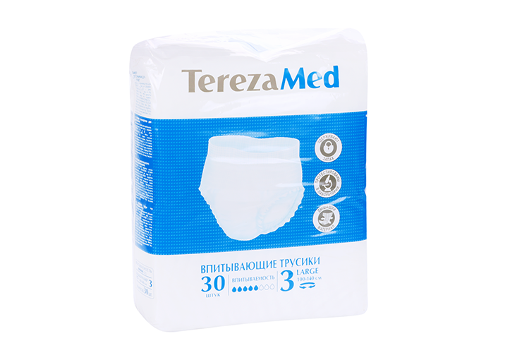 Трусы-подгузники TerezaMed Large д/взрослых р 3, 30 шт ХАЙДЖЕНИК АО/САНКИСС ХЕЛСКЕЯ (ЧЖЕЦЗЯН)
