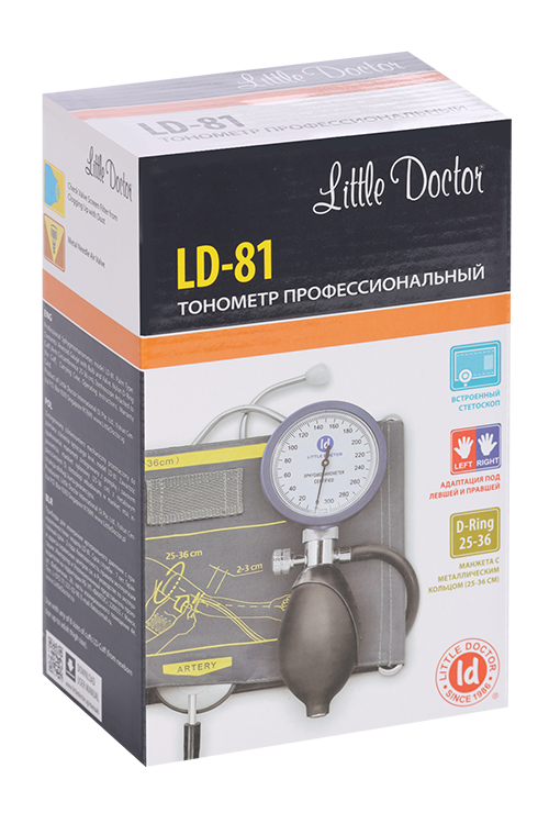 Тонометр мех Эл Ди-81 Little Doctor International/Little Doctor Electronic(Nantong) Co Ltd