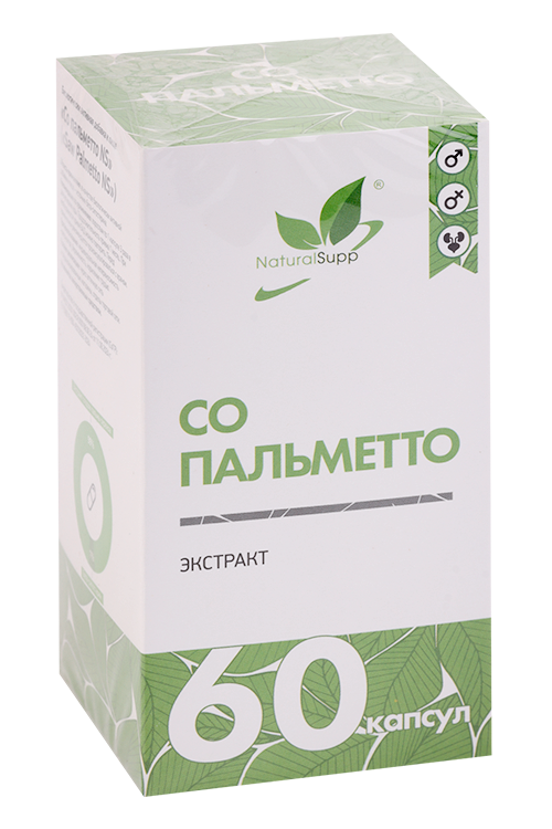 Со Пальметто Naturalsupp, 60 шт, капсулы БАД Натуральные добавки ООО