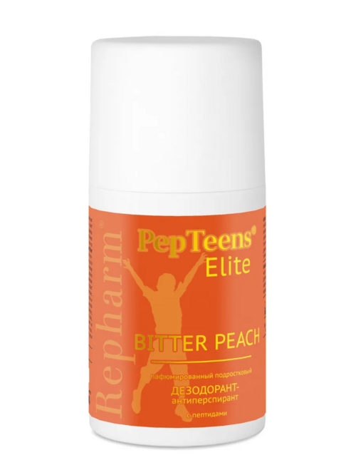 Дезодорант-антиперспирант Repharm PepTeens Elite Bitter Peach, 100 г Рефарм Институт фармацевтических реактивов ООО