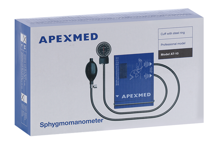 Прибор Apexmed механический д/измерения артериального давления АТ-10 50х14 см Apexmed International