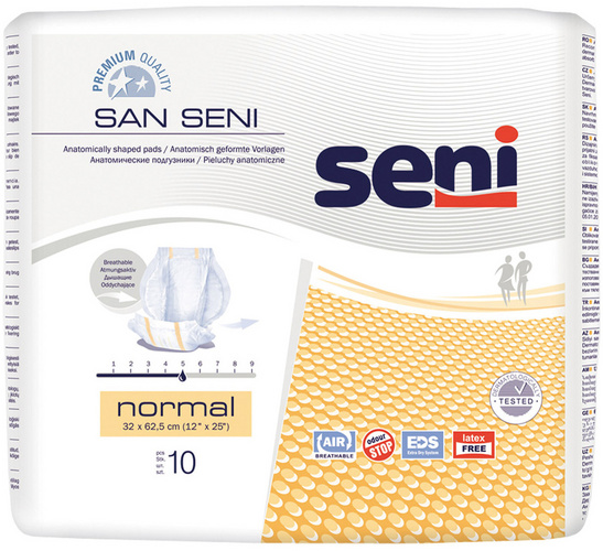 Подгузники д/взрослых SAN SENI Normal анатомические, 10 шт ТЗМО С.А.