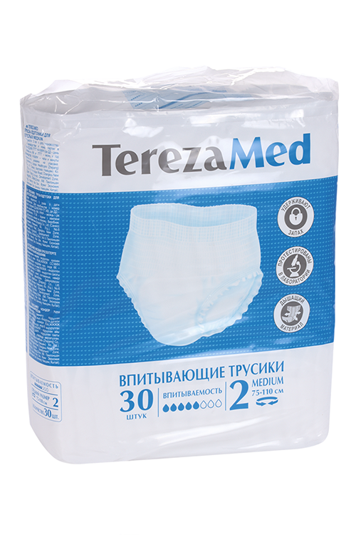 Трусы-подгузники TerezaMed Medium д/взрослых р 2, 30 шт ХАЙДЖЕНИК АО/САНКИСС ХЕЛСКЕЯ (ЧЖЕЦЗЯН)