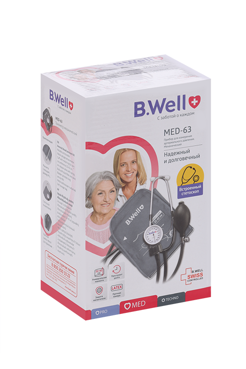 Тонометр механич B Well WM-63 + стетоскоп Би Велл Свисс АГ