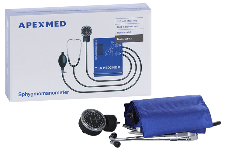 Прибор Apexmed механический д/измерения артериального давления АТ-12 50х14 см Apexmed International