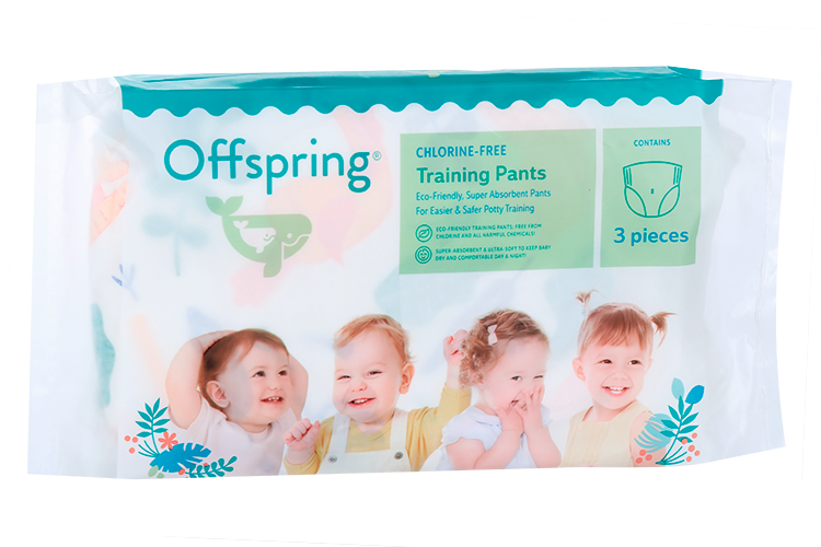 Трусики-подгузники Offspring Тревел пак M (6-11 кг), 3 шт, три расцветки Фуджиян Блю Грейт Санитари Артиклс Ко Лтд/INSOFTB (CHINA) CO LTD