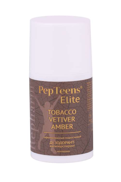 Дезодорант-антиперспирант Repharm Pepteens Tobacco Vetiver Amber, 100 г Рефарм Институт фармацевтических реактивов ООО