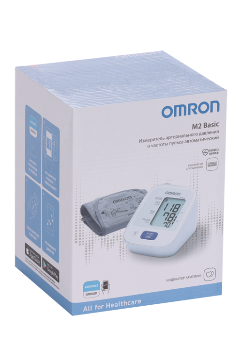 Тонометр OMRON M2 Basic (HEM-7121-RU) без адаптера батарейки в комплекте ОМРОН Хэлскэа Ко Лтд