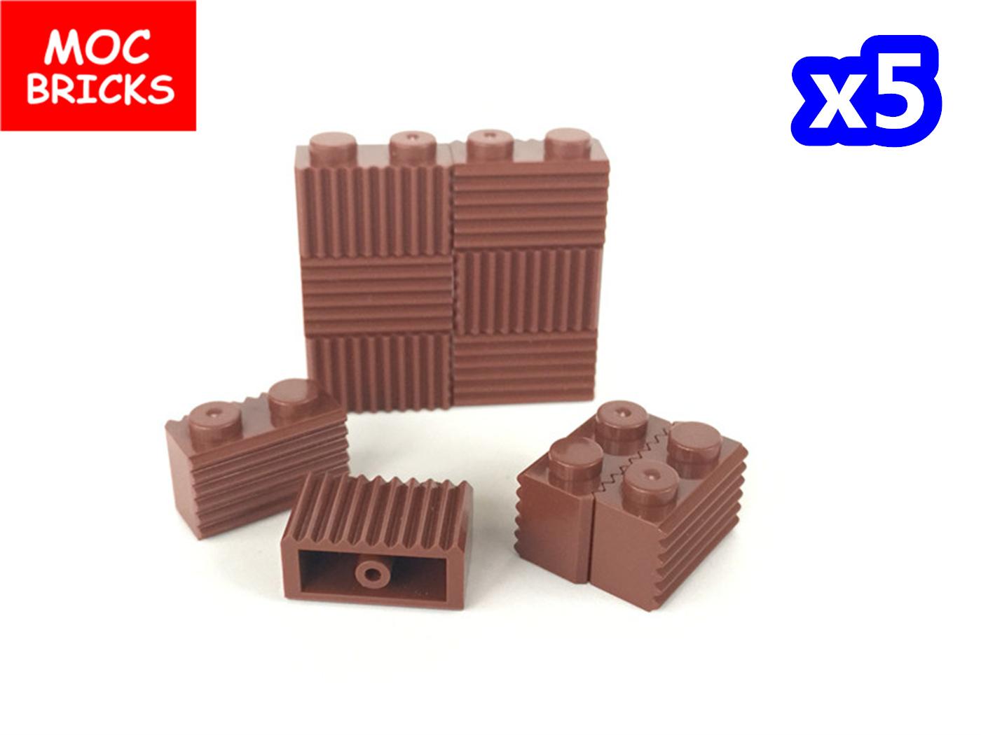 50 шт. Кирпичик 1x2 с решеткой, темно-серый 2877, Совместимый Кирпичик, Конструктор DIY, Деталь, Игрушка для ребенка, Подарок brown Professional fishing