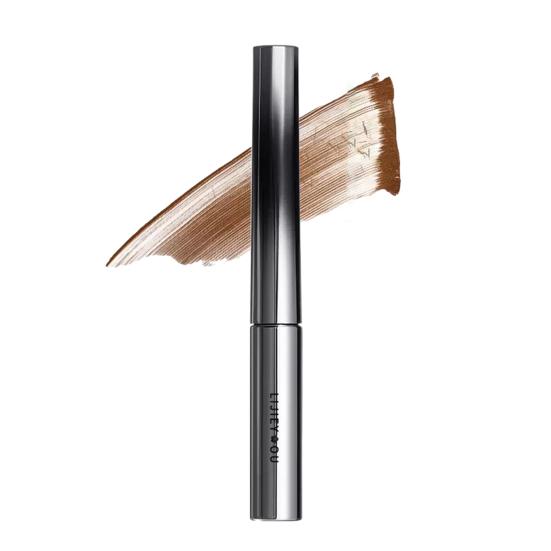 3D Curling Lash Mascara Несмываемая и долговечная естественная удлиняющая тушь для ресниц Тушь без щетинок Быстросохнущая водостойкая жидкая тушь 1pc коричневый queenana