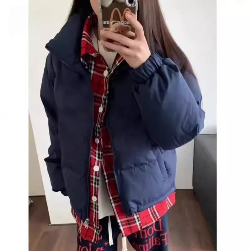 Модный двусторонний хлопковый кардиган-жакет в клетку унисекс 2025 Extra Large black Discount Market