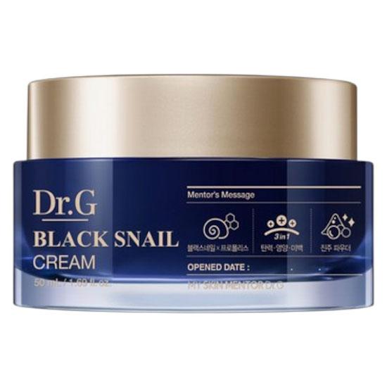 Крем для лица Dr.G Black Snail Cream 50 мл gray