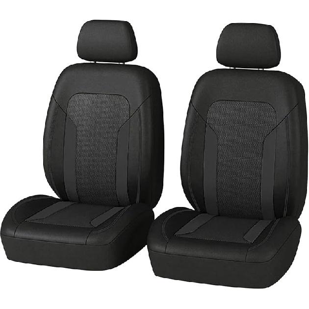 2 Pack Universal Car Seat Cover With Breathable Mesh Backrest,Comfortable Car Seat Protector With Foam Padding And Retaining Buckle,Highly Elastic чёрный 91530103MAC1FDB90U